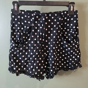 I.O.U. womens vintage polka dots shorts 7 sz